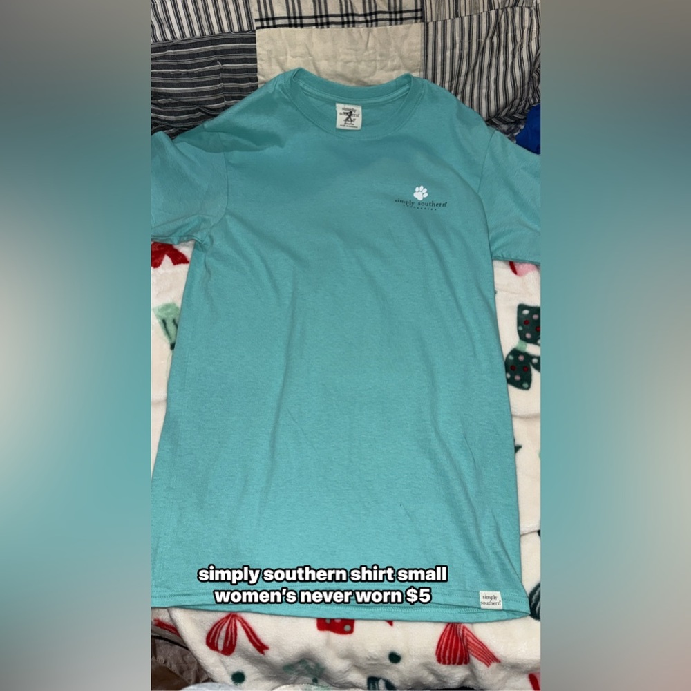 Simply Southern Aqua Short Sleeve Tee